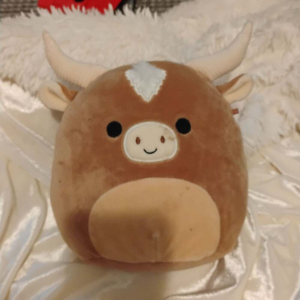 Squishmallow Wilfred The Highland Cow 7in Plush